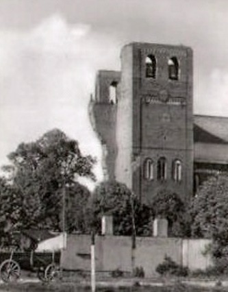 Die zerst&ouml;rte Kirche